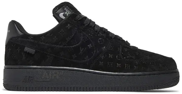 Louis Vuitton x Air Force 1 Low 'Triple Black' Sneakers for Unisex