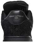 Louis Vuitton x Air Force 1 Low 'Triple Black' Sneakers for Unisex