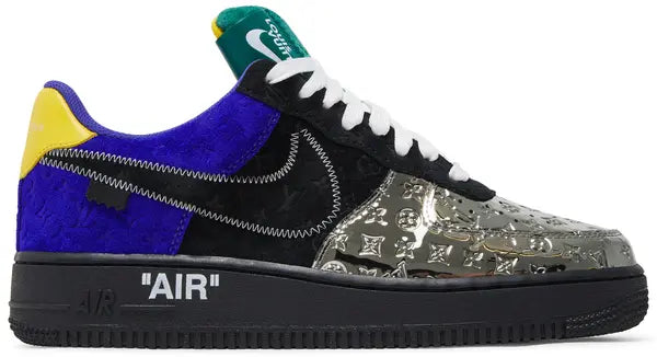 Louis Vuitton x Air Force 1 Low 'Multi-Color Patchwork' Sneakers for Unisex