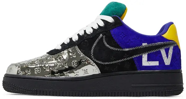 Louis Vuitton x Air Force 1 Low 'Multi-Color Patchwork' Sneakers for Unisex