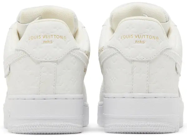 Louis Vuitton x Air Force 1 Low 'Triple White' Sneakers for Unisex