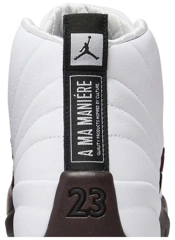 A Ma Maniére x Wmns Air Jordan 12 Retro SP 'White' Sneakers for Men