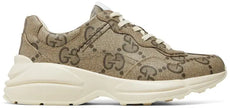 Gucci 100 Rhyton Sneaker 'Beige Monogram' Sneakers for Men