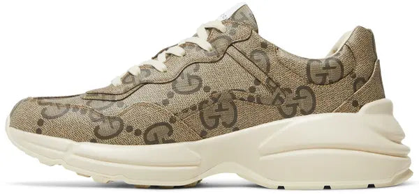 Gucci 100 Rhyton Sneaker 'Beige Monogram' Sneakers for Men