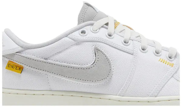 Union LA x Air Jordan 1 KO Low 'White Neutral Grey' Sneakers for Unisex