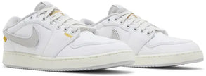 Union LA x Air Jordan 1 KO Low 'White Neutral Grey' Sneakers for Unisex