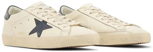 Golden Goose Superstar 'Beige Night Blue' Leather Distressed Sneaker