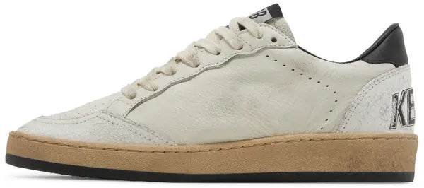Golden Goose Wmns Ball Star 'White Black' Leather Sneaker