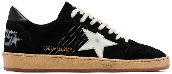 Golden Goose Ball Star 'Black White' Sneakers for Men