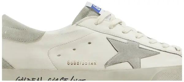 Golden Goose Superstar 'White Grey' Distressed Leather Sneaker