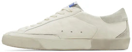 Golden Goose Superstar 'White Grey' Distressed Leather Sneaker