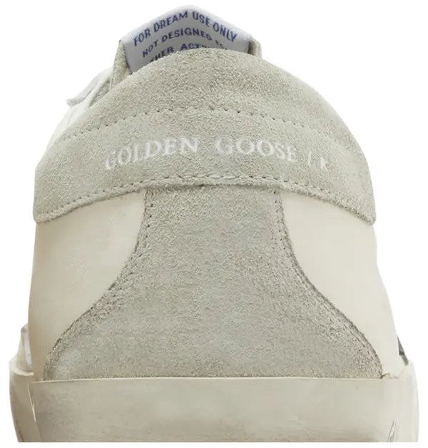 Golden Goose Superstar 'White Grey' Distressed Leather Sneaker