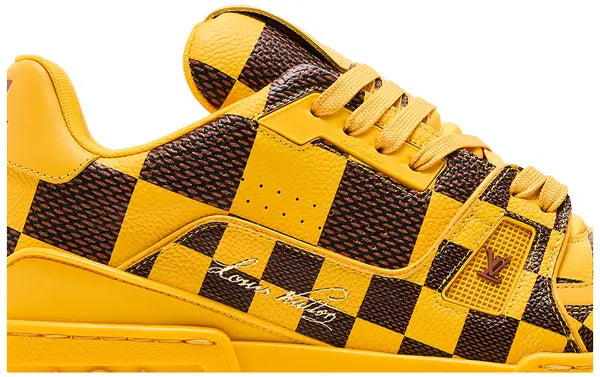 Louis Vuitton Trainer 'Damier Pop - Yellow' 2024