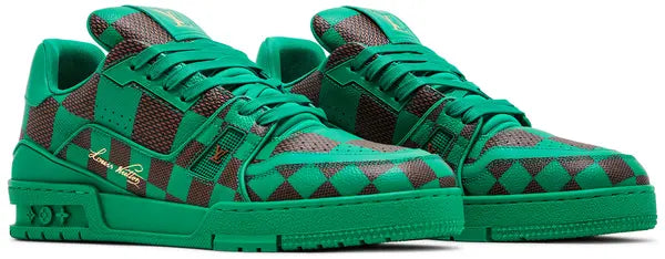 Louis Vuitton Trainer 'Damier Pop - Green' 2024