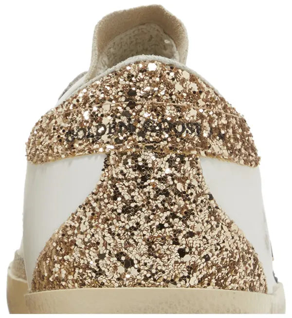 Golden Goose Wmns Superstar 'Optic White Seedpearl Glitter' Leather Sneaker