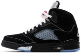 Air Jordan 5 Retro OG 'Black Metallic Reimagined' Sneakers for Men