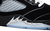Air Jordan 5 Retro OG 'Black Metallic Reimagined' Sneakers for Men