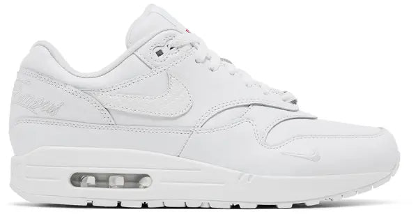 Supreme x Air Max 1 '87 SP 'Triple White' Sneakers for Men