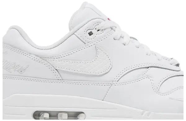 Supreme x Air Max 1 '87 SP 'Triple White' Sneakers for Men