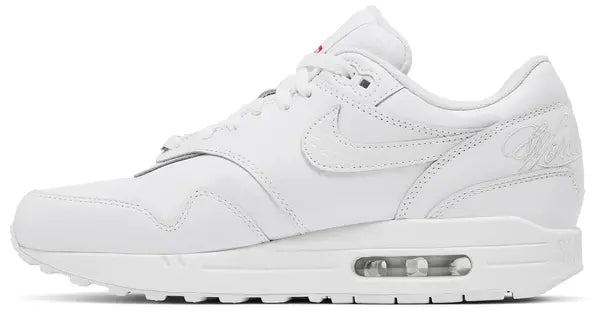 Supreme x Air Max 1 '87 SP 'Triple White' Sneakers for Men