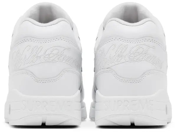 Supreme x Air Max 1 '87 SP 'Triple White' Sneakers for Men