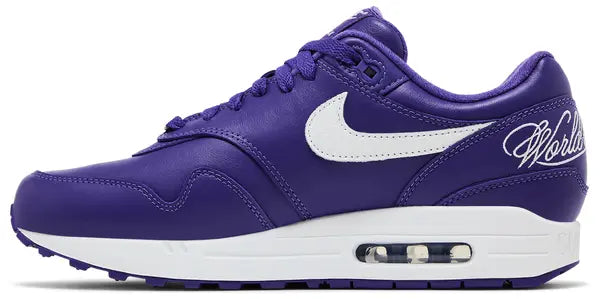 Supreme x Air Max 1 '87 SP 'Varsity Purple' Sneakers for Unisex