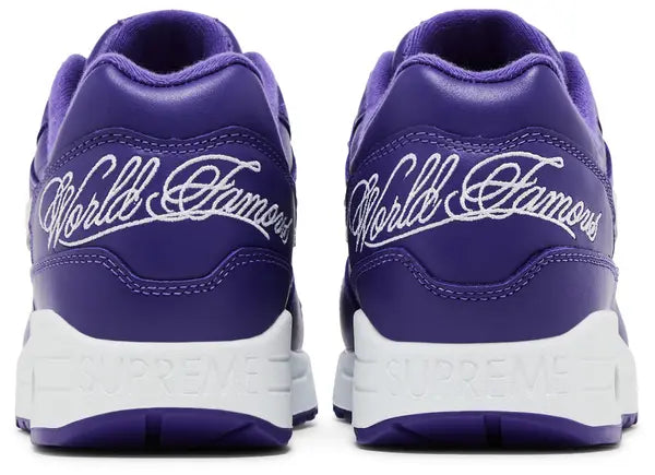 Supreme x Air Max 1 '87 SP 'Varsity Purple' Sneakers for Unisex