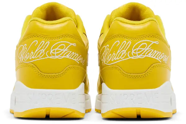 Supreme x Air Max 1 '87 SP 'Speed Yellow' Sneakers for Unisex