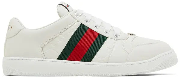 Gucci Screener Sneaker 'GG Embossed - White' Sneakers for Men