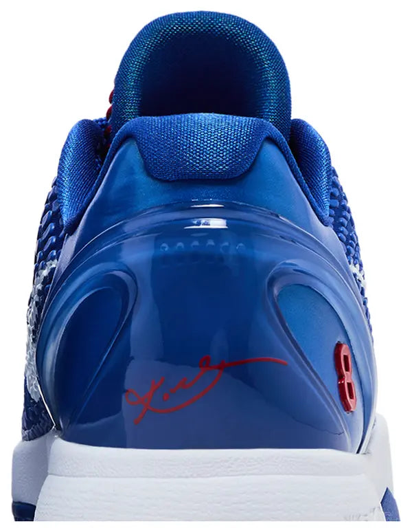 Nike Zoom Kobe 6 Protro 'Dodgers' Game Royal Snakeskin Edition