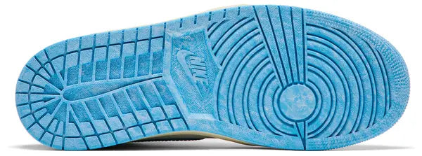 Air Jordan 1 Retro High OG ‘UNC Reimagined’ 2025 Dark Powder Blue Distressed Leather Edition