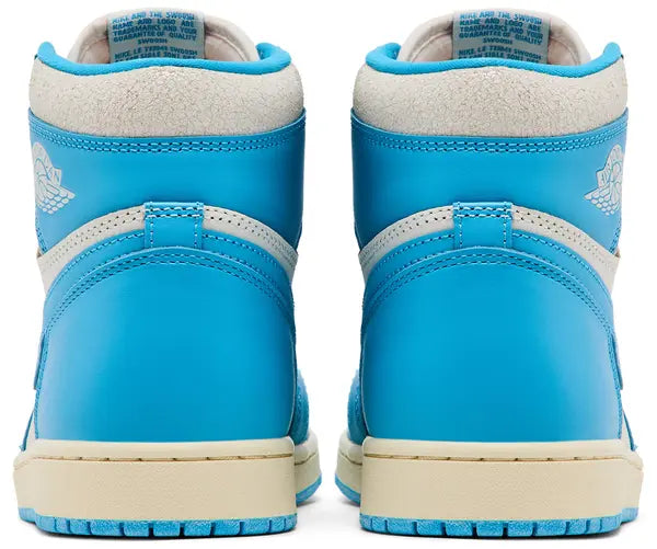 Air Jordan 1 Retro High OG ‘UNC Reimagined’ 2025 Dark Powder Blue Distressed Leather Edition
