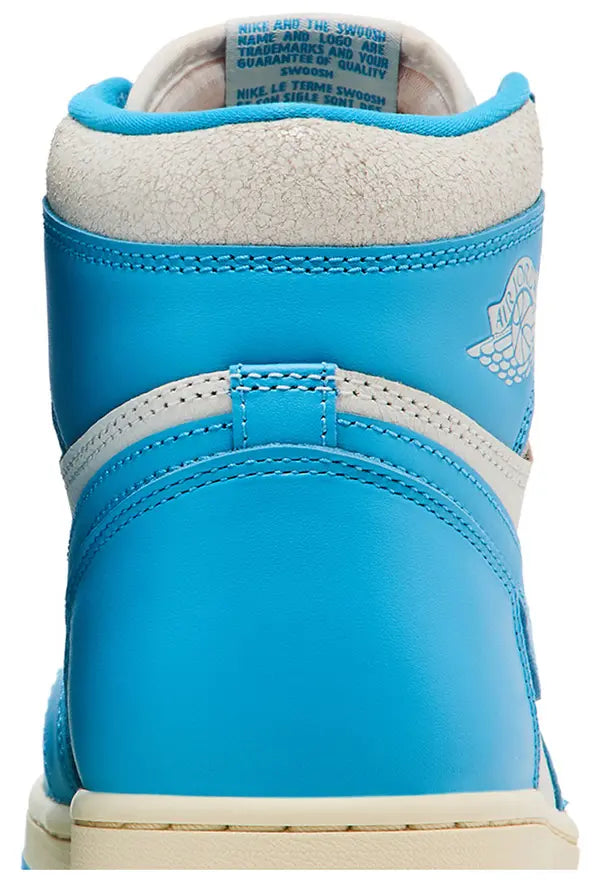 Air Jordan 1 Retro High OG ‘UNC Reimagined’ 2025 Dark Powder Blue Distressed Leather Edition