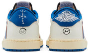 Fragment Design x Travis Scott x Air Jordan 1 Retro Low OG SP 'Sail Military Blue'