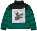 Supreme x The North Face Nuptse Jacket Green - Fall Winter 2024 Retro Puffer