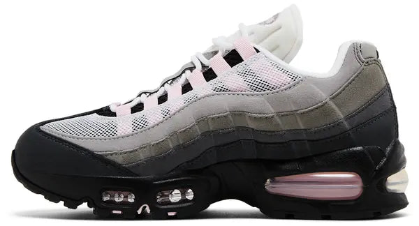 Wmns Nike Air Max 95 OG ‘Pink Foam’ 2025 Grey Gradient Suede with Soft Pink Accents