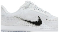 Nike Pegasus Premium ‘White Metallic Silver’ 2025 running shoes with white knit upper, metallic silver accents, and Zoom Air cushioning.
