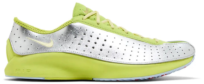 Wmns Air Superfly 'Cyber' 2025 Neon Green & Metallic Silver Track-Inspired Sneaker