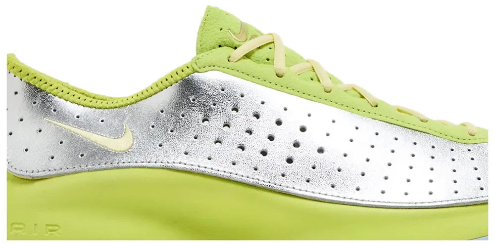 Wmns Air Superfly 'Cyber' 2025 Neon Green & Metallic Silver Track-Inspired Sneaker
