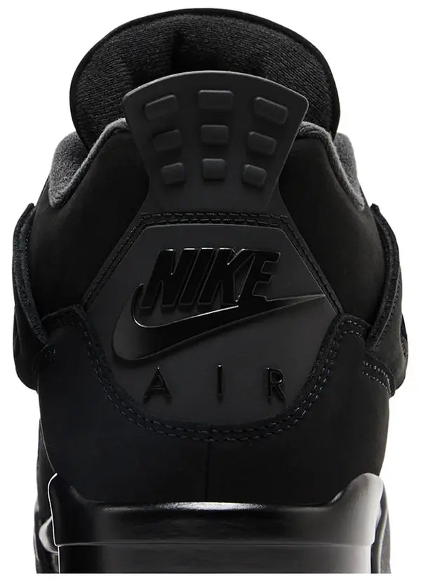 Air Jordan 4 Retro ‘Black Cat’ 2025 Nubuck Sneaker Black Friday Release