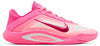 Nike Wmns A’One 'Pink A’ura' in gradient pink knit with leather overlays, pearl Swoosh, and Cushlon ST2 foam midsole.

