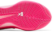 Nike Wmns A’One 'Pink A’ura' in gradient pink knit with leather overlays, pearl Swoosh, and Cushlon ST2 foam midsole.