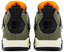 Undefeated x Air Jordan 4 Retro 2025 Olive Green Nubuck Sneaker