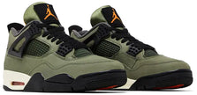 Undefeated x Air Jordan 4 Retro 2025 Olive Green Nubuck Sneaker