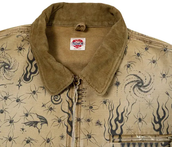 SAINT Mxxxxxx x Dr. Woo Detroit Jacket ‘Beige’ Spring/Summer 2025 Tan Workwear Collaboration