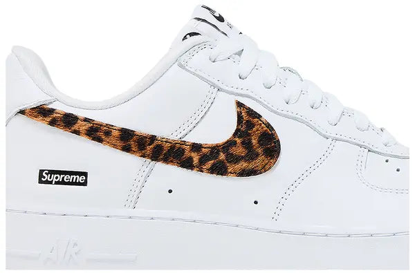 Supreme x GOODENOUGH x Nike Air Force 1 Low 'White Cheetah Print'