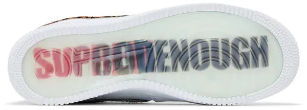 Supreme x GOODENOUGH x Nike Air Force 1 Low 'White Cheetah Print'