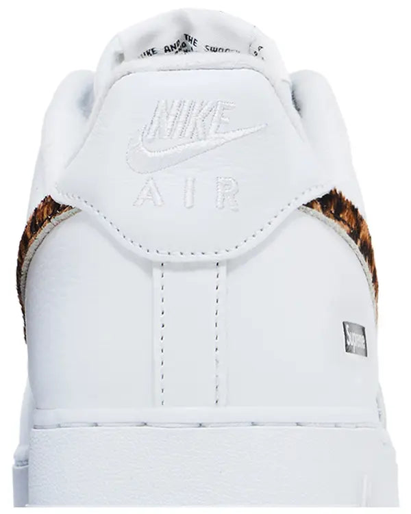 Supreme x GOODENOUGH x Nike Air Force 1 Low 'White Cheetah Print'