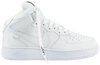 Louis Vuitton x Air Force 1 Mid 'Triple White' Sneakers for Unisex