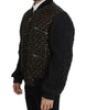 Dolce & Gabbana Elegant Black Sequined Designer Jacket